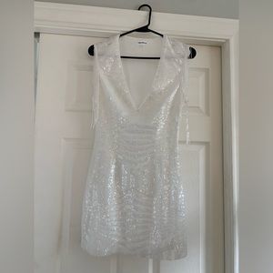 Superdown Carley Fringe Mini Dress